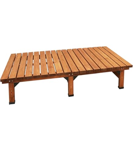 Amazon.co.jp: タカショー 縁台 アルミ縁台 150 W150×D36×H40cm